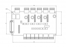 Многоканальный драйвер шаговых двигателей LPT-DRV 1.02