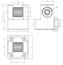 Модуль LC оси X со шкивом ML