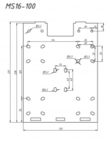Модуль оси Z - MS16-100