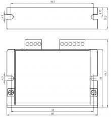 Одноканальный драйвер шаговых двигателей DM422D