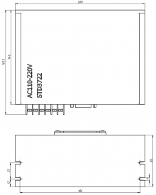 Одноканальный драйвер шаговых двигателей  STD3722