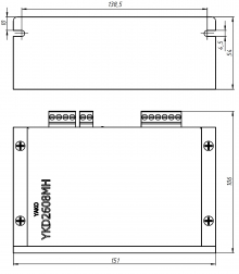 Одноканальный драйвер шаговых двигателей YAKO YKD2608MH
