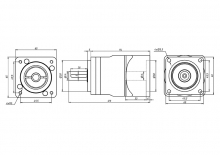 Планетарный редуктор AF060-5-S2-P2 (5:1)