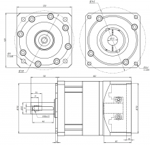 Планетарный редуктор PLF-120-5-S2-P2