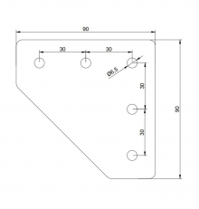 Пластина соединительная ПА-2