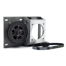 Ременной редуктор 1:3 модуль 2 косозубая рейка