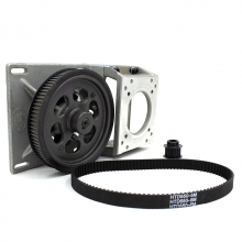 Ременной редуктор 1:5 модуль 1,5 косозубая рейка