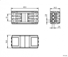 Клеммная колодка PCT-223