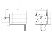 Шаговый двигатель 57HS76-2804