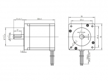 Шаговый двигатель 86HS100-5004