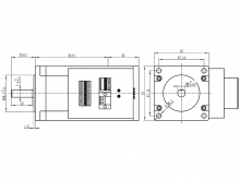 Шаговый двигатель JSS57P2N