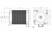 Шаговый двигатель YK57XN78-03A