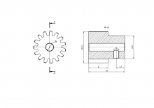 Шестерня М1.5-15-6