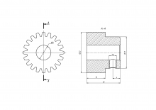 Шестерня S1-20-8 прецизионная