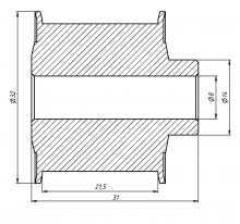 Шкив 18T-5M-20BF