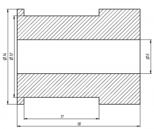 Шкив 20T-GT2-10 5mm