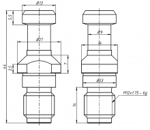 Штревель SK30 (DIN69872A-M12)