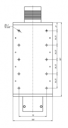 Система контроля высоты факела плазмы THC
