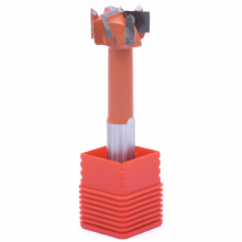 Сверло присадочное чашечное со стружколомом по дереву Mnogofrez FT-3T140201L левое вращение