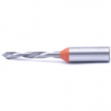 Сверло присадочное усиленное "сквозное" Mnogofrez KJ1-V40204L левое вращение