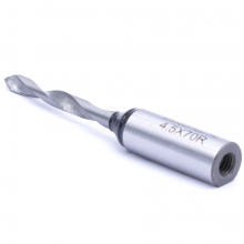 Сверло присадочное усиленное "сквозное" Mnogofrez KJ1-V40204R правое вращение