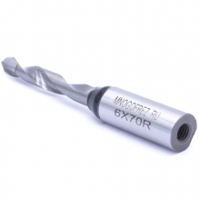 Сверло присадочное усиленное "сквозное" Mnogofrez KJ1-V40207R правое вращение