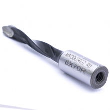 Сверло присадочное усиленное "сквозное" Mnogofrez KJ2-V80202R