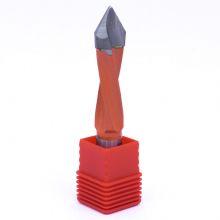 Сверло присадочное усиленное "сквозное" Mnogofrez KJ2-V80208L