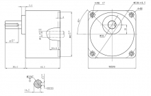 Цилиндрический Редуктор 86мм 5GU50KB (1:50)