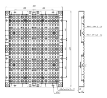 Алюминиевый вакуумный стол 400х300 (ВС 4030)