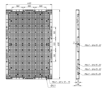 Алюминиевый вакуумный стол 600х400 (ВС 6040)