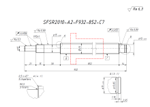 Винт+ гайка SFSR2010-A2-F932-852-C7