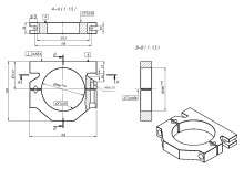 Крепление шпинделя D100-AL