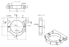 Крепление шпинделя D110-AL