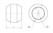 Держатель с двойным конусом ST-4