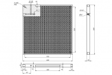 Вакуумный стол 600x600 (чугунный)