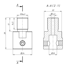 Переходник к токарному патрону 10 мм