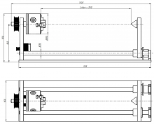 Поворотная ось JJN-01 80 мм