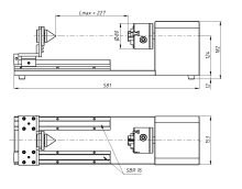 Поворотная ось JJN 80 мм