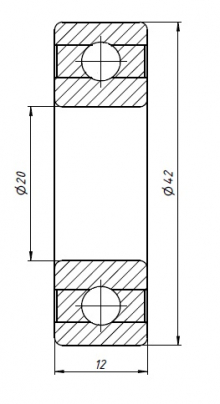 Подшипник H7004C-2RZ P5