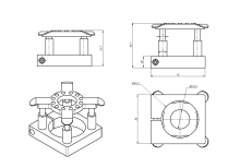 Прижим листового материала для шпинделя 65 мм