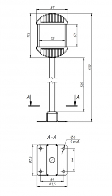 Светильник ДСО-15-8ВТ