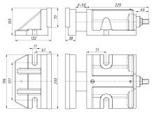FV-8E Тиски машинные составные (FNV200)