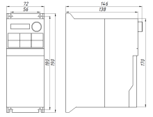 Частотный преобразователь VC-4T004B-E