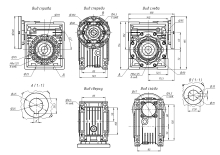 Червячный Редуктор NMRV-63 1:25 80B14