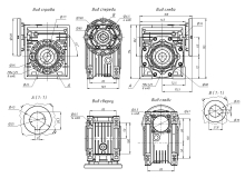Червячный Редуктор NMRV-63 1:5 80B14