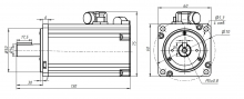 Комплект Сервопривод+Драйвер YASKAWA 400W SGM7J-04AFC6S+SGD7S-2R8A 00A002