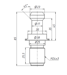 Штревель BT50-45