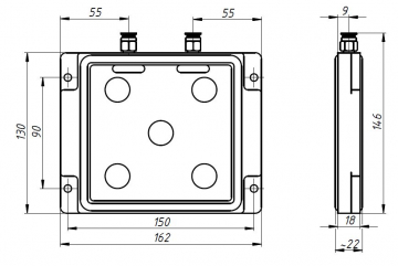 ВП 130х160 мм (двухсторонняя)