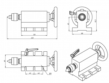 Задняя бабка